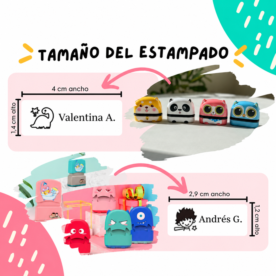 Timbrin™️  - Tu propio timbre personalizado para ropa (no se sale al lavar)