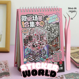 StickerWorld™ – Libro de stickers para crear historias