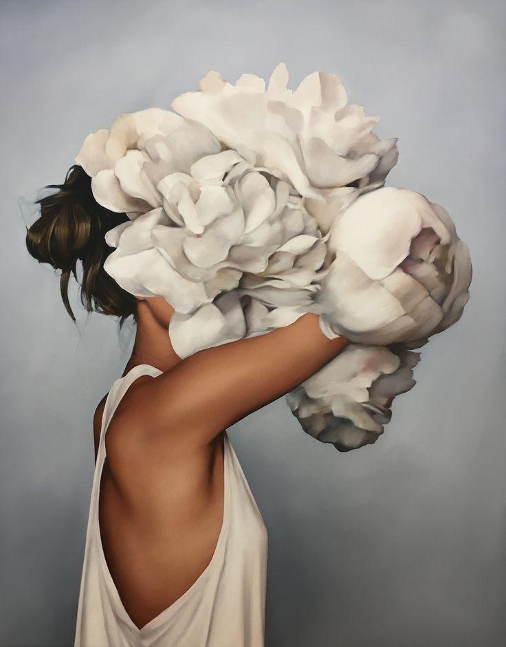 Pintura por números - Flower Woman