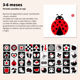 Tarjetas sensoriales visuales para el desarrollo del cerebro del bebé