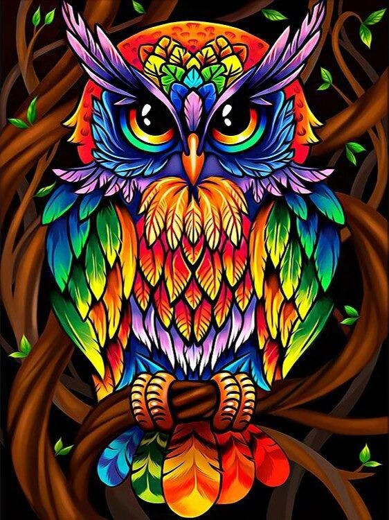 Búhos - Diamond Painting