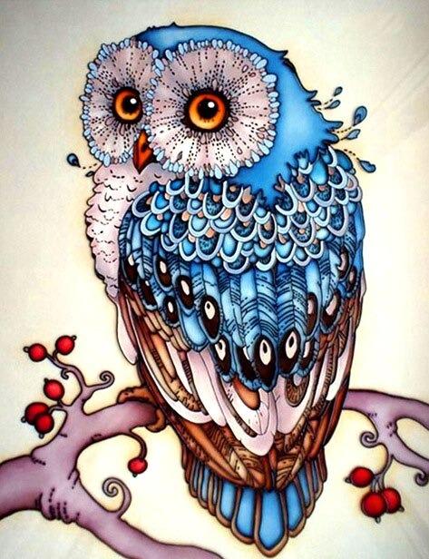 Búhos - Diamond Painting
