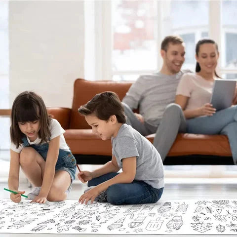 Rollo de dibujo para niños - ¡Pintura creativa y Divertida!