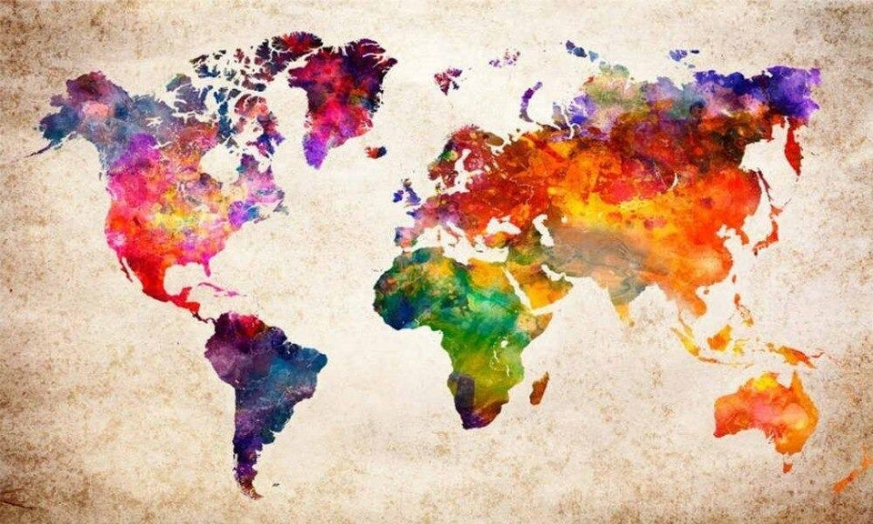 Mapas - Diamond Painting