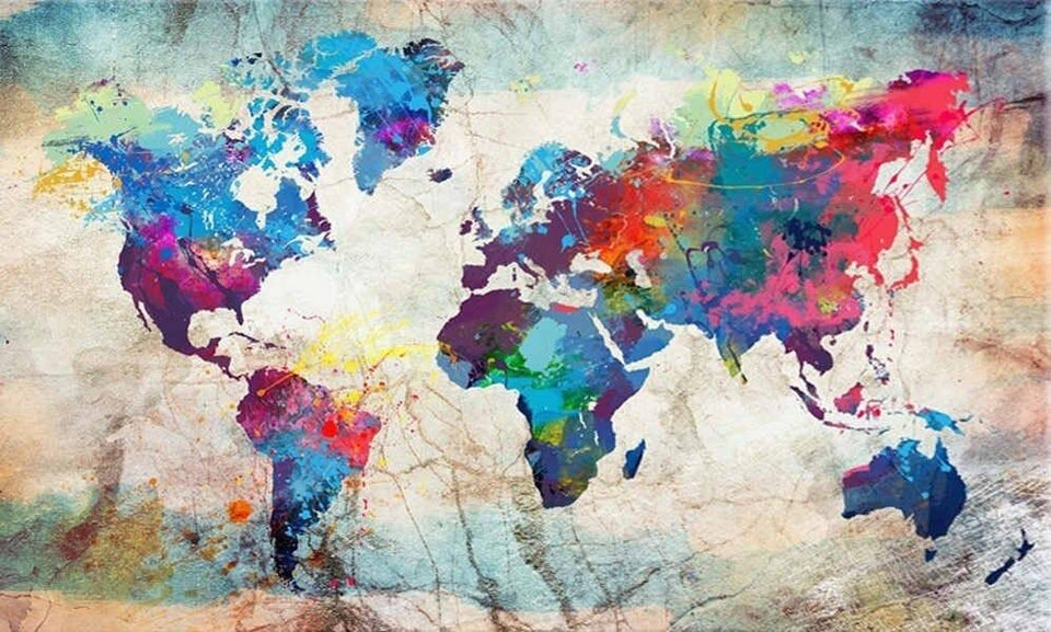 Mapas - Diamond Painting