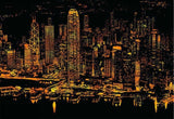 Scratch Painting  - Cities of the world 40,5x28,5 CM