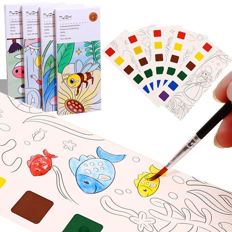 ArtSplash™ - Tu libro de acuarelas portátil para pequeños artistas 🎨