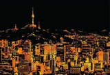 Scratch Painting  - Cities of the world 40,5x28,5 CM