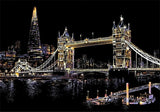 Scratch Painting  - Cities of the world 40,5x28,5 CM