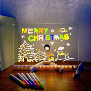 ✨Tablero de notas LED con colores 🎨
