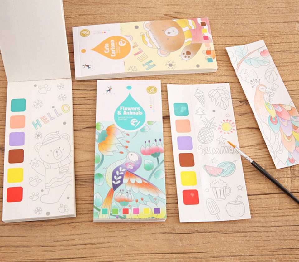 ArtSplash™ - Tu libro de acuarelas portátil para pequeños artistas 🎨