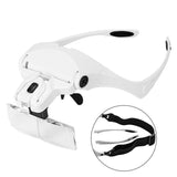 Gafas de aumento para manualidades. 5 lentes intercambiables 1x, 1,5x, 2x, 2,5x, 3,5x