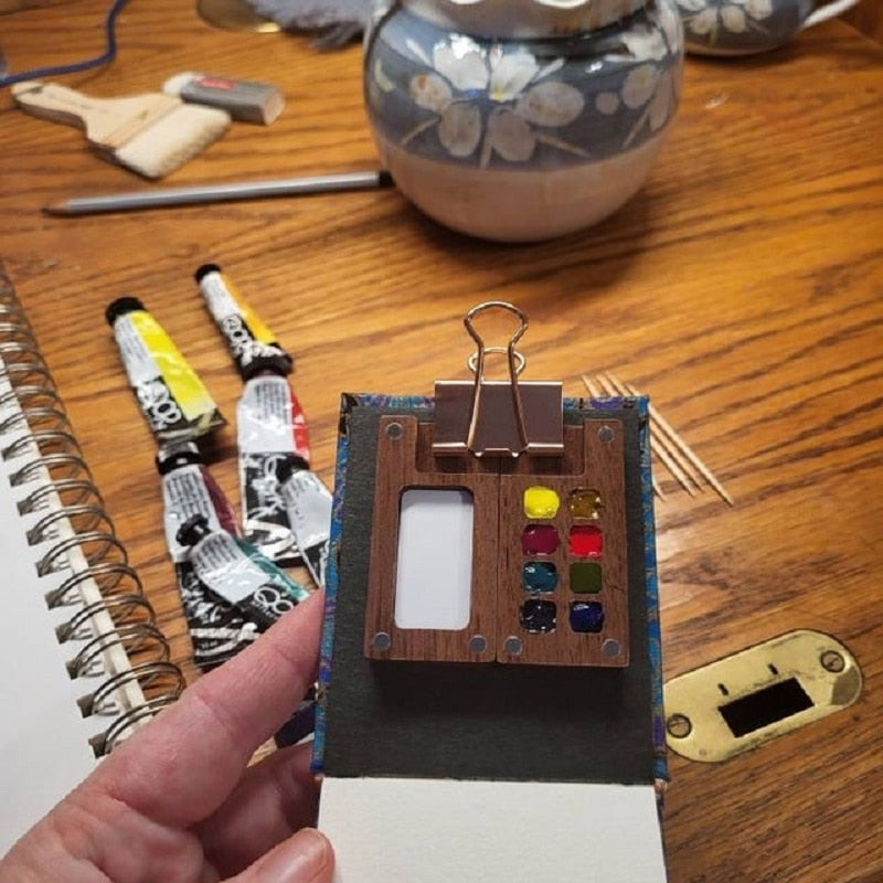 Paleta de acuarela portátil: Lleva tu Arte a Todas Partes