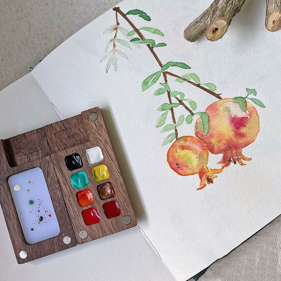 Paleta de acuarela portátil: Lleva tu Arte a Todas Partes