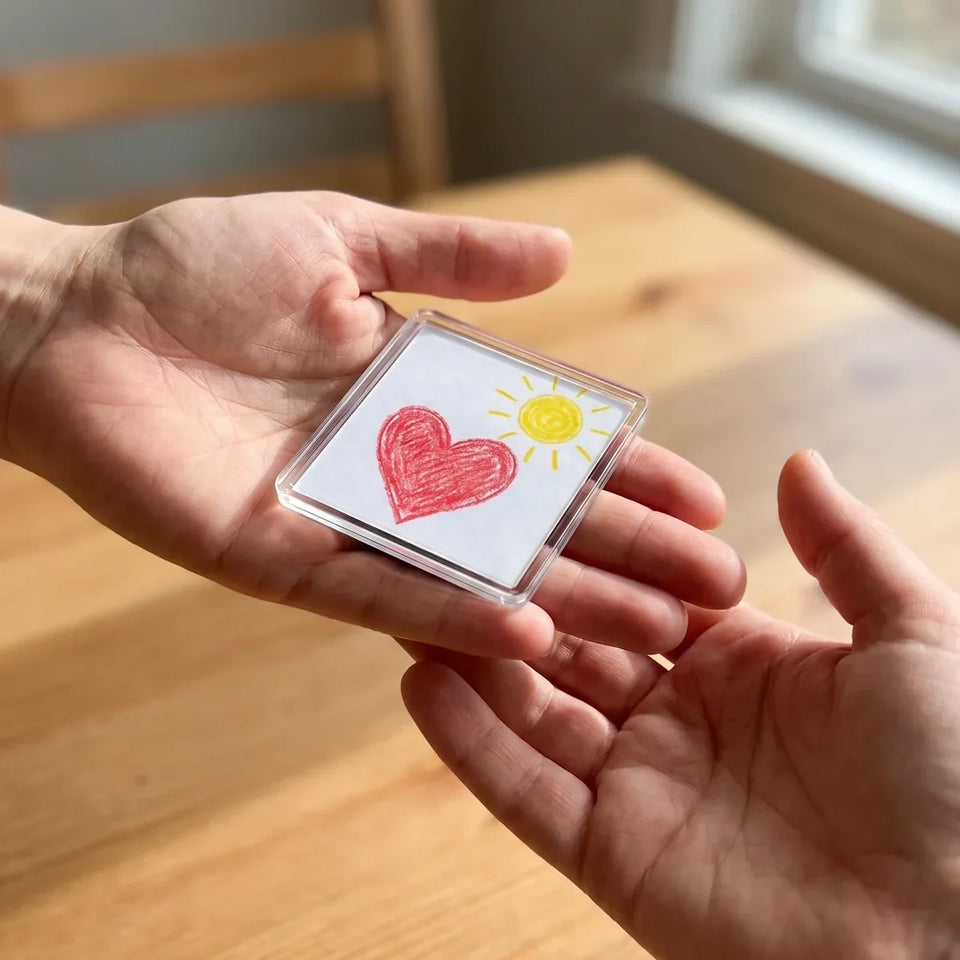 Kit para crear imanes con dibujos y fotos