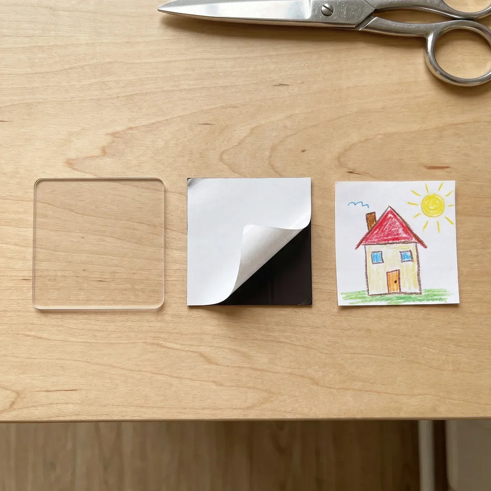 Kit para crear imanes con dibujos y fotos