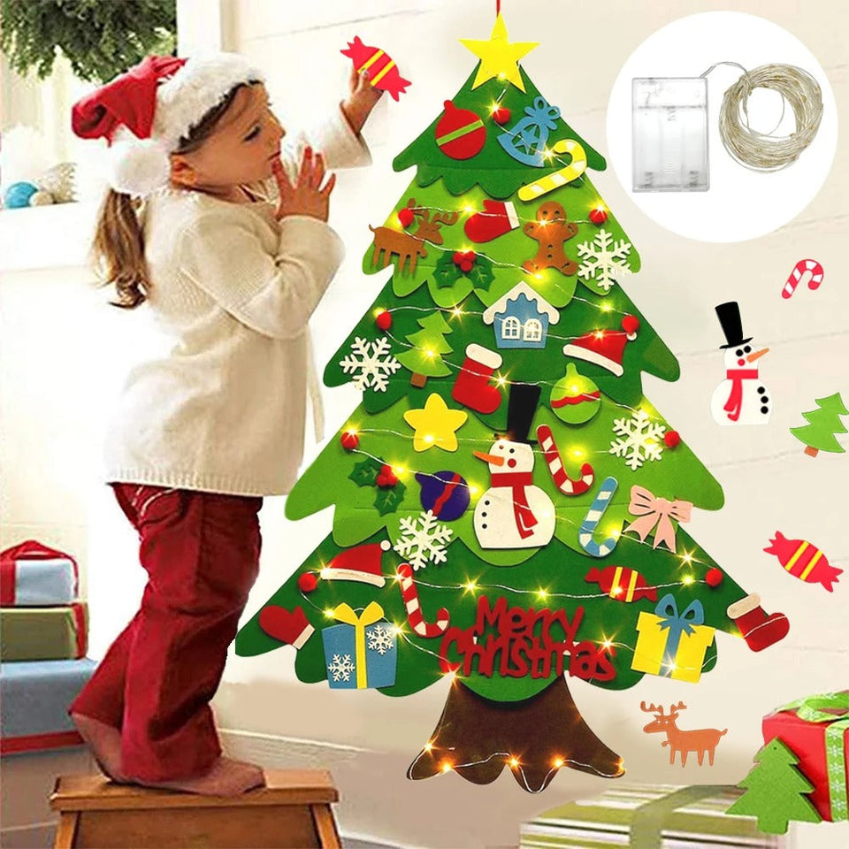 🎄 FeltTree™ – Árbol de Navidad Montessori