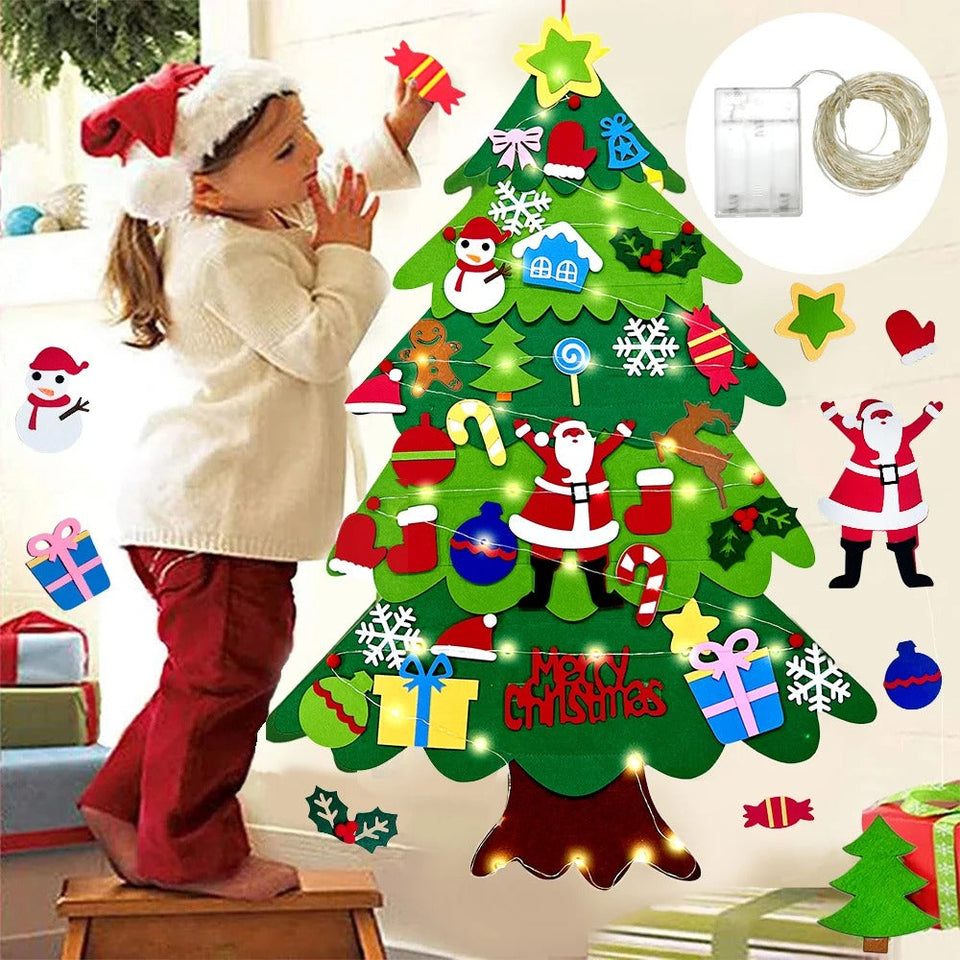 🎄 FeltTree™ – Árbol de Navidad Montessori